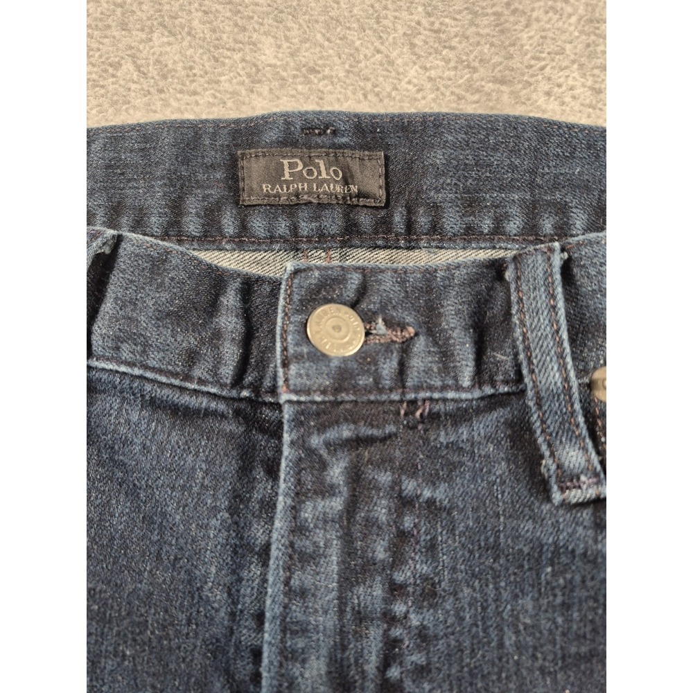 Polo Ralph Lauren Men's Sullivan Slim Jeans 34x34 Dark Wash Performance Denim - Picture 3 of 10